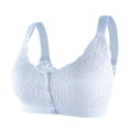 thumbnail image 1 of Sngxgn Women's Push up Lace Bra Underwire Plunge Full Coverage Bras (Grey,XXXL), 1 of 4