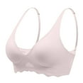 thumbnail image 1 of Sngxgn Women's Push up Lace Bra Underwire Plunge Full Coverage Bras (Pink,L), 1 of 5