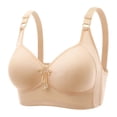 thumbnail image 1 of Sngxgn Women's S uper Soft Wireless Lightly Lined Comfort Bra(Beige,38), 1 of 2