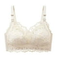 thumbnail image 1 of Sngxgn Women's Seamless Lift Bralette, Wireless Long-Line Convertible Bralette(Beige,34/75), 1 of 2
