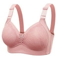 thumbnail image 1 of Sngxgn Women's Seamless Lift Bralette, Wireless Long-Line Convertible Bralette(Pink,42/95), 1 of 2