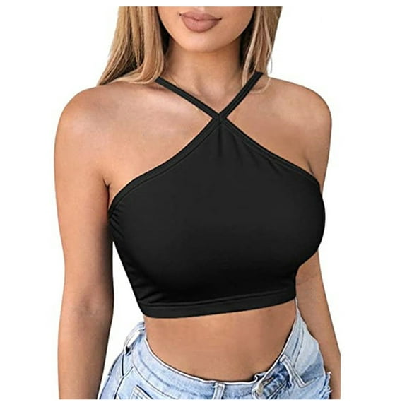 Sngxgn Women's Shirts, Women’s Mini-Ribbed Cotton Tank Tops, Women’s Sleeveless T-Shirts, Women’s Tanks(Black,XL)