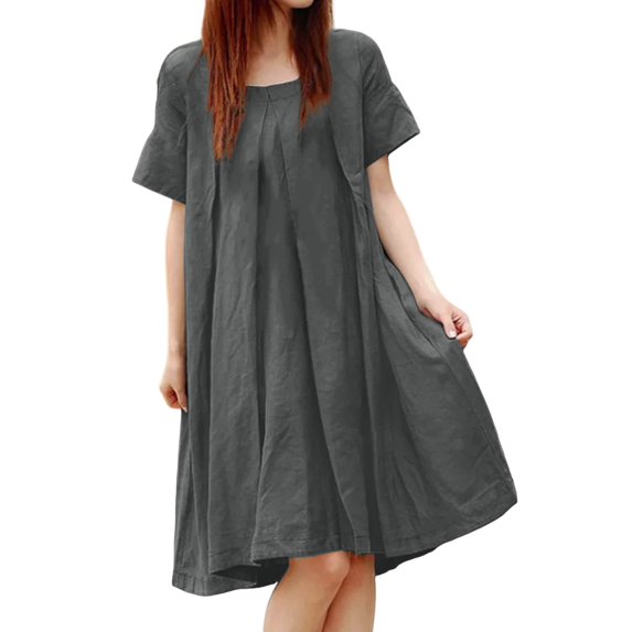 Sngxgn Women's Shoulder Short Dress Ruched Bodycon Mini Dress(Grey,L)
