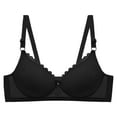 thumbnail image 1 of Sngxgn Women's Silky Soft Smoothing Wireless Bra(Black,95), 1 of 3