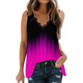 thumbnail image 1 of Sngxgn Women's Sleeveless Tank Top Double Layers Back Blouse Tunic(Hot Pink,L), 1 of 5