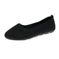 thumbnail image 1 of Sngxgn Women's Slip on Shoes Comfortable Flats Shoes Dress Shoes Work Casual Flats(Black,39), 1 of 8