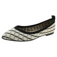 thumbnail image 1 of Sngxgn Women's Slip on Shoes Comfortable Flats Shoes Dress Shoes Work Casual Flats(White,38), 1 of 8