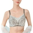 thumbnail image 1 of Sngxgn Women's Smoothing with Seamless Stretch Wireless Lightly Comfort Bra(Green,80C), 1 of 9
