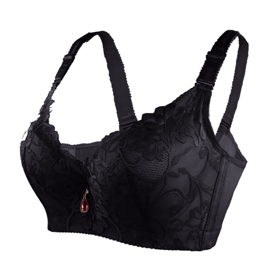 Sngxgn Women's Smoothing with Seamless Stretch Wireless Lightly Lined Comfort Bra(Black,36/80D)