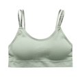 thumbnail image 1 of Sngxgn Women's Sports Bra, Moderate Support, High-impact Sports Bra for Women(Green,One Size), 1 of 9