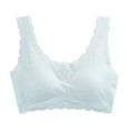 thumbnail image 1 of Sngxgn Women's Sports Bra Padded Strappy Medium Support Yoga Bra for Workout Fitness(Blue,L), 1 of 4