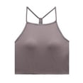 thumbnail image 1 of Sngxgn Women's Sports Bra Seamless Longline Sports Bras for Women(Purple,XL), 1 of 4