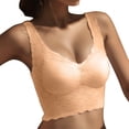 thumbnail image 1 of Sngxgn Womens Sports Bra Padded Low Impact Workout Yoga Bra(Beige,XXXXXL), 1 of 4