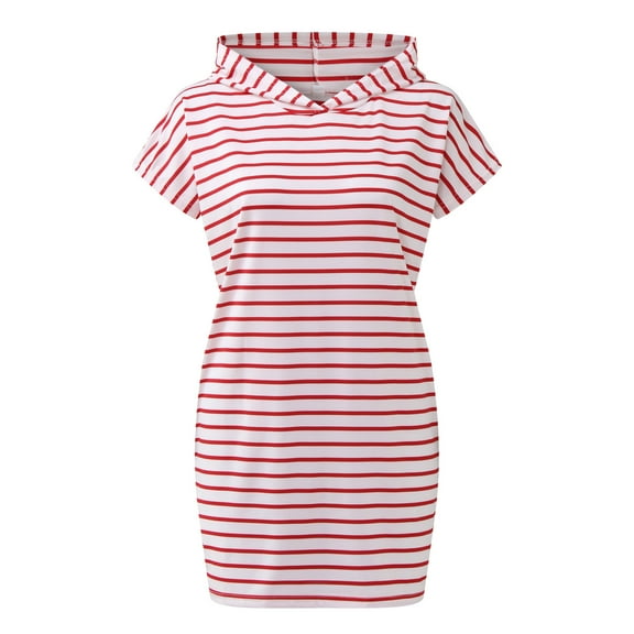 Sngxgn Women's Summer Long Sleeve Dress Crewneck Lace Flowy Tiered Midi Dresses(Red,M)