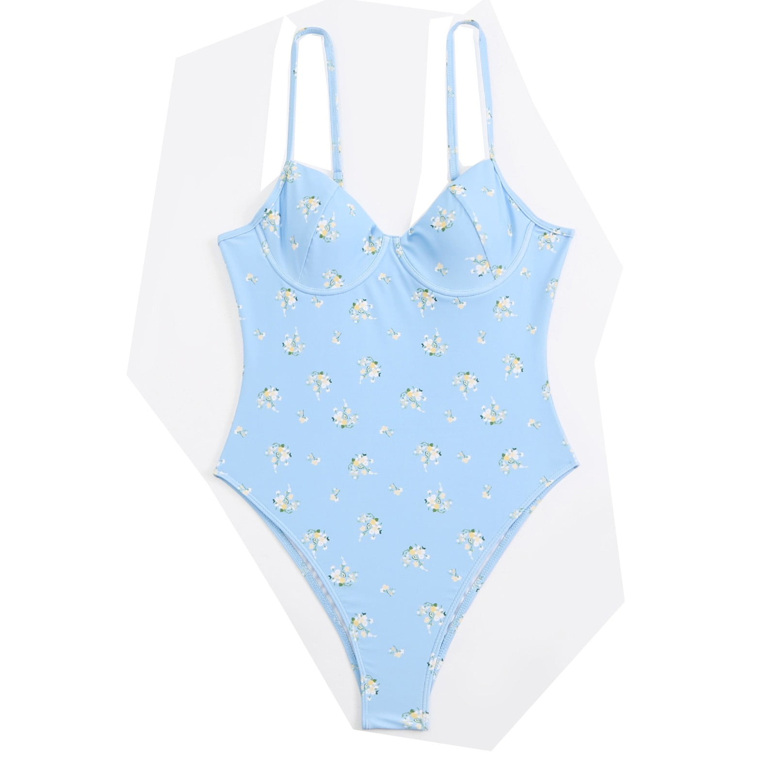 Sngxgn Women's Swimsuit Sexy Deep V Neck Bathing Suit Crisscross Back ...