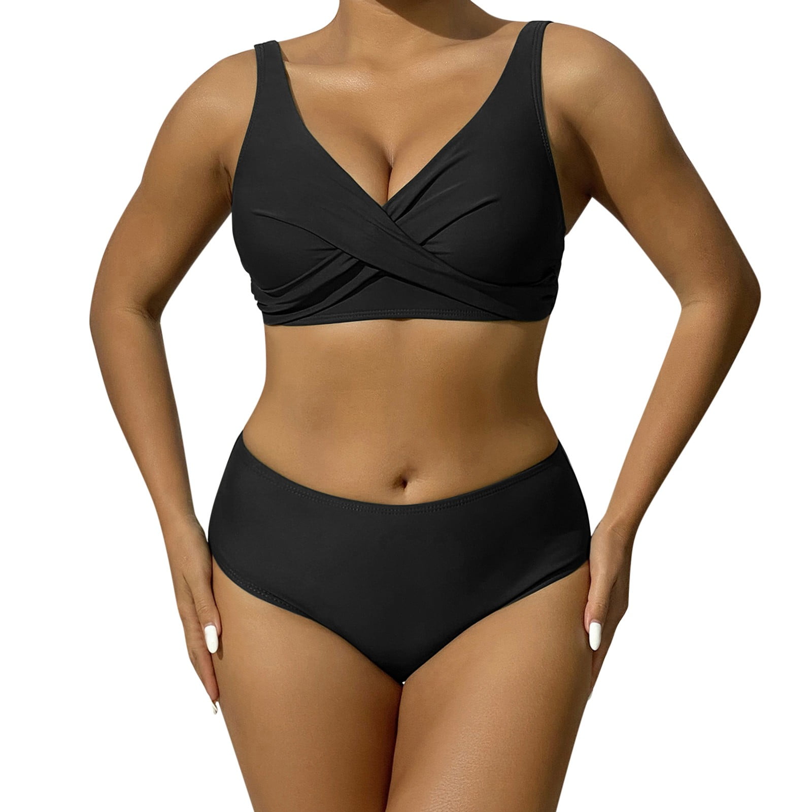 CUPSHE Women's One Piece Swimsuit - Sweetheart Neck, Crisscross Back, Adjustable Double Straps