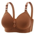 thumbnail image 1 of Sngxgn Women's Underwire Bra, Convertible Underwire T-shirt Bra(Coffee,46), 1 of 6
