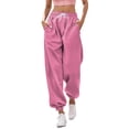 thumbnail image 1 of Sngxgn Women's Wide Leg Pant Comfy Loose Sweatpants High Waist Lounge Casual Pant Workout Joggers Pant(Hot Pink,XXL), 1 of 4