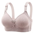 thumbnail image 1 of Sngxgn Women's Wireless Bra, Seamless Smooth Comfort Wirefree T-Shirt Bra(Grey,46), 1 of 4