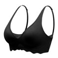 thumbnail image 1 of Sngxgn Women's Wireless Full-Coverage Bra with Everyday Comfort(Black,M), 1 of 5