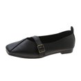 thumbnail image 1 of Sngxgn Womens Ballet Flats Comfort Slip On Walk Work Dress Shoes(Black,37), 1 of 7