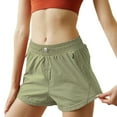 thumbnail image 1 of Sngxgn Womens Casual Comfy Shorts Summer with Pockets Wide Leg Cotton Short(Green,M), 1 of 6