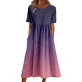 thumbnail image 1 of Sngxgn Womens Casual Sleeveless Strap Loose Adjustable Stretchy Long Pants(Purple,XXL), 1 of 5