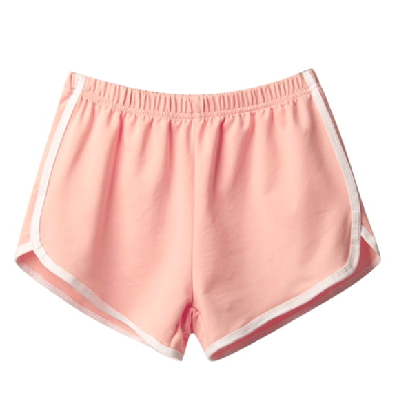 Sngxgn Womens Cotton Short with Pockets and Drawstring Waist(Pink,S)
