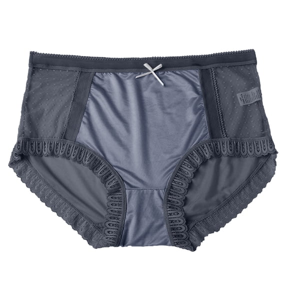 Sngxgn Womens Cotton Underwear Lace Panties Low Rise Soft Stretch ladies Cotton Panties(D,L)
