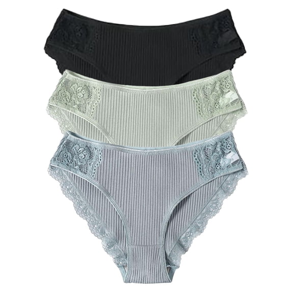 Sngxgn Womens Cotton Underwear Lace Panties Low Rise Soft Stretch ladies Cotton Panties(Pink,M)