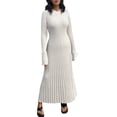 thumbnail image 1 of Sngxgn Womens Fall Spring Deep V Neck Ruffle Long Sleeve Print Mini Dress(White,S), 1 of 5