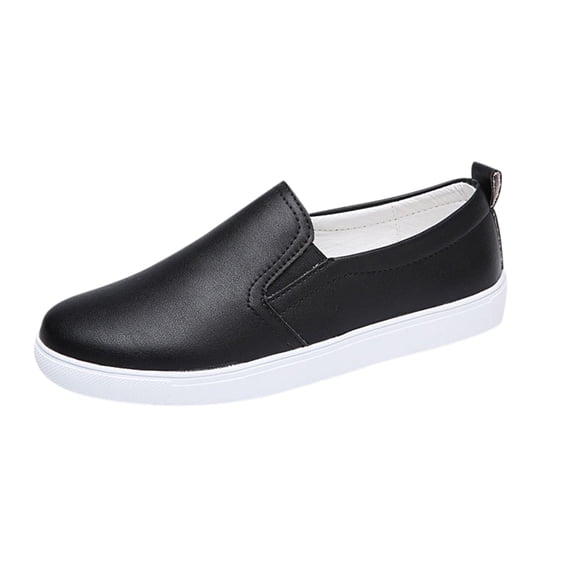 Sngxgn Womens Flat Shoes Classic Flats Dress Shoes Soft Flats for Woman Comfortable Dressy(Black,38)