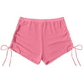 thumbnail image 1 of Sngxgn Womens High Waisted Swim Shorts Long Bottoms Tummy Control Swimsuit Long Board Shorts Bathing Suit(RD2,M), 1 of 5