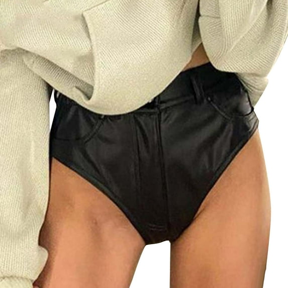 Sngxgn Womens Lightweight Shorts Casual Baggy Trendy Short Pants Elastic Waist Drawstring Comfy Shorts(Black,XL)