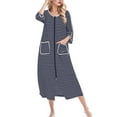thumbnail image 1 of Sngxgn Womens Lingerie for Women Lounge Nightwear Sleepwear Full Slip Lingerie Cotton Nightgowns(Navy,XXL), 1 of 2