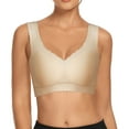 thumbnail image 1 of Sngxgn Womens Longline Sports Bra Padded Workout Crop Tank Tops(Beige,XL), 1 of 9