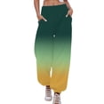 thumbnail image 1 of Sngxgn Womens Pants Casual High Waisted Straight Leg Pants Loose Trousers Pants with Pockets(AG,XXL), 1 of 5