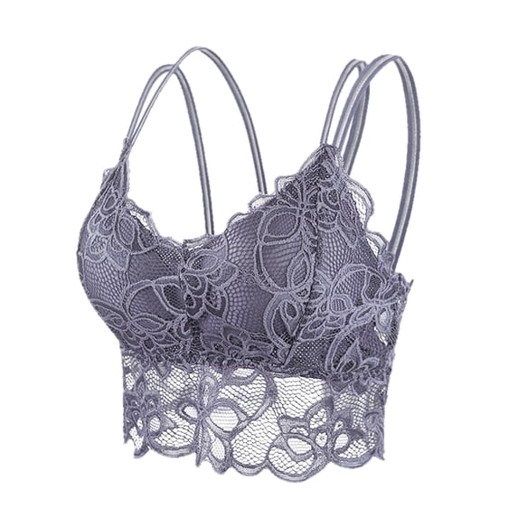 Sngxgn Womens Smooth Underwire Bra, Smoothing Full-Coverage Bra(Dark Gray,L)