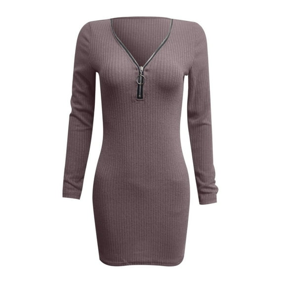 Sngxgn Womens Spring Summer Deep V Neck Elegant Bow tie Mini Dress(Pink,XXL)