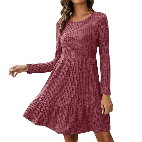 Sngxgn Womens Summer Deep V Neck Knotted Tiered Elegant Mini Short Swing Skater Dresses(RD1,XXL)