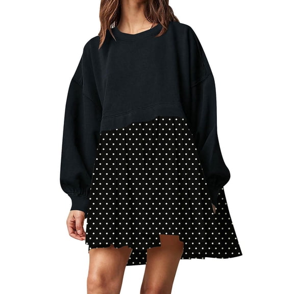 Sngxgn Womens Summer Dresses Square Neck Lantern Sleeve Tie Backless Ruffle A-Line Casual Dress(Black,M)