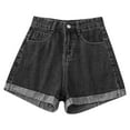 thumbnail image 1 of Sngxgn Womens Summer Solid Shorts with Pockets Casual Pants(Grey,M), 1 of 3