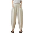 thumbnail image 1 of Sngxgn Womens Sweatpants Comfy Lounge Pants Joggers Workout Casual(Beige,XL), 1 of 4