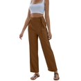 thumbnail image 1 of Sngxgn Womens Sweatpants Comfy Lounge Pants Joggers Workout Casual(Brown,XXL), 1 of 7