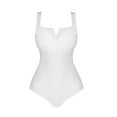 thumbnail image 1 of Sngxgn Womens Swimsuit Tummy Control Bathing Suit Swimdress Push up Swimsuits Swimwear Bathing Suits(White,L), 1 of 7