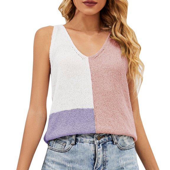 Sngxgn Womens Tank Top Camisole Spaghetti Strap Tops Basic Crew Neck Back Camis(Pink,M)