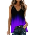 thumbnail image 1 of Sngxgn Womens Tank Top Camisole Spaghetti Strap Tops Basic Crew Neck Back Camis(Purple,M), 1 of 5