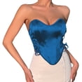 thumbnail image 1 of Sngxgn Women's Lace Tank Top Lace Camisole Tank Tops Sleeveless Crop Lace Trim Y2k Tops(Blue,L), 1 of 8