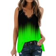 thumbnail image 1 of Sngxgn Womens Tank Tops V Neck Casual Sleeveless Camisole Blouses Summer Basic Tank(Green,XL), 1 of 5