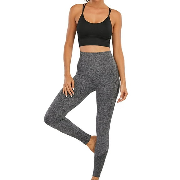 Sngxgn Womens Tummy Control High Waist Yoga Leggings(Dark Gray,S)